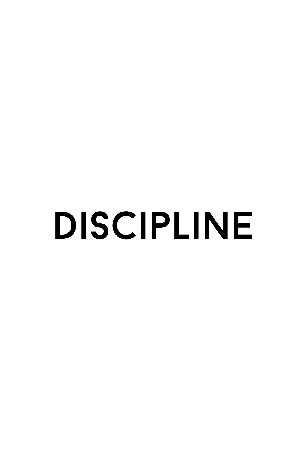 Poster Discipline